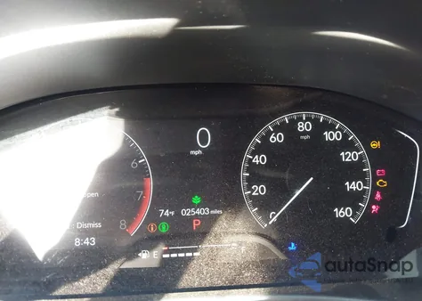 2023 Honda Civic Ex /Ex W/O Bsi из США, поврежденный, VIN 2HGFE1F75PH321982